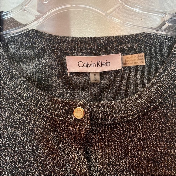 NWT Sparkle Calvin Klein Lux Sweater - Picture 2 of 3